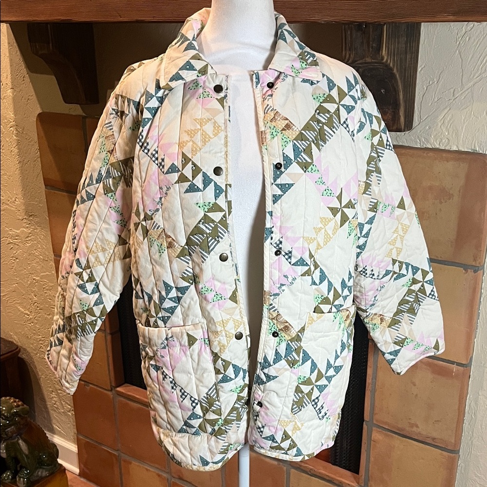 Universal Thread Women's Quilted Button-front Jac… - image 1